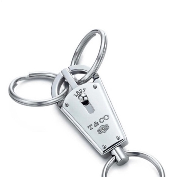 Authentic Sterling Silver Tiffany & Co. Key Fob. - Picture 2 of 11